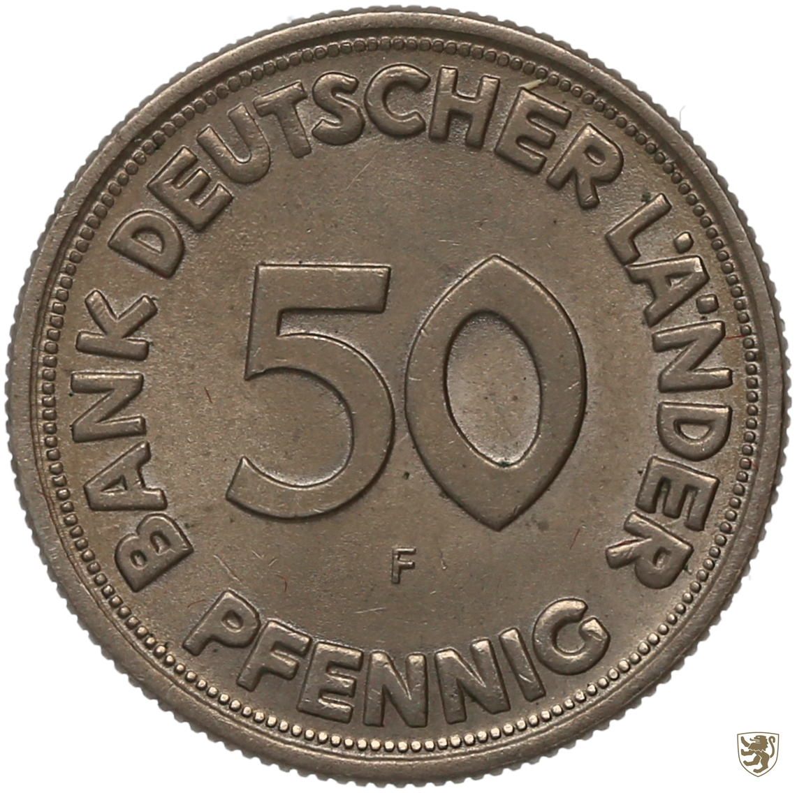 Bank Deutscher Länder 50 Pfennig 1949 F UNC Bank Deutscher Länder 50 Pfennig 1949 F UNC