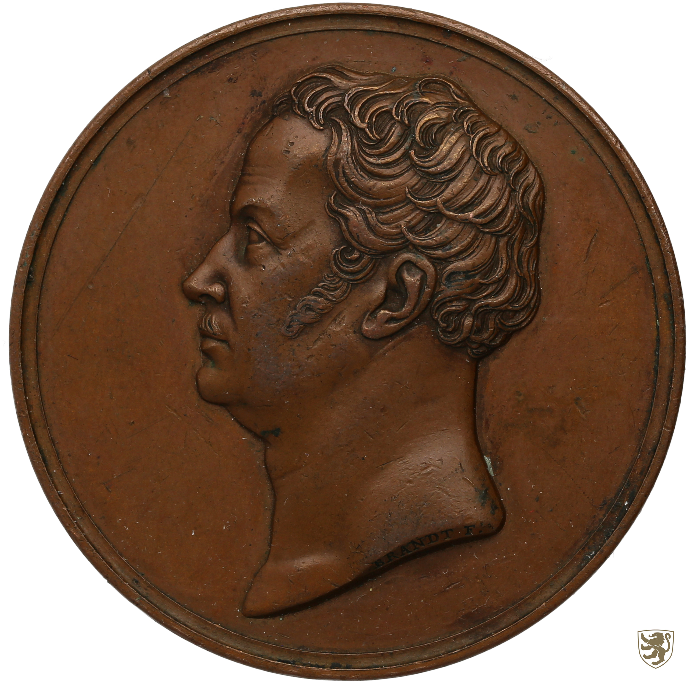 Preussen Medaille 1840 Friedrich Wilhelm III., auf seinen Tod als Geschenk  an die Garde EF